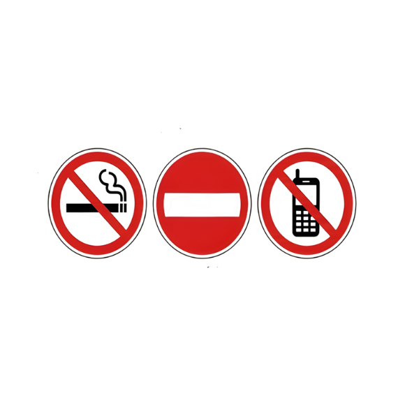 Prohibition sign